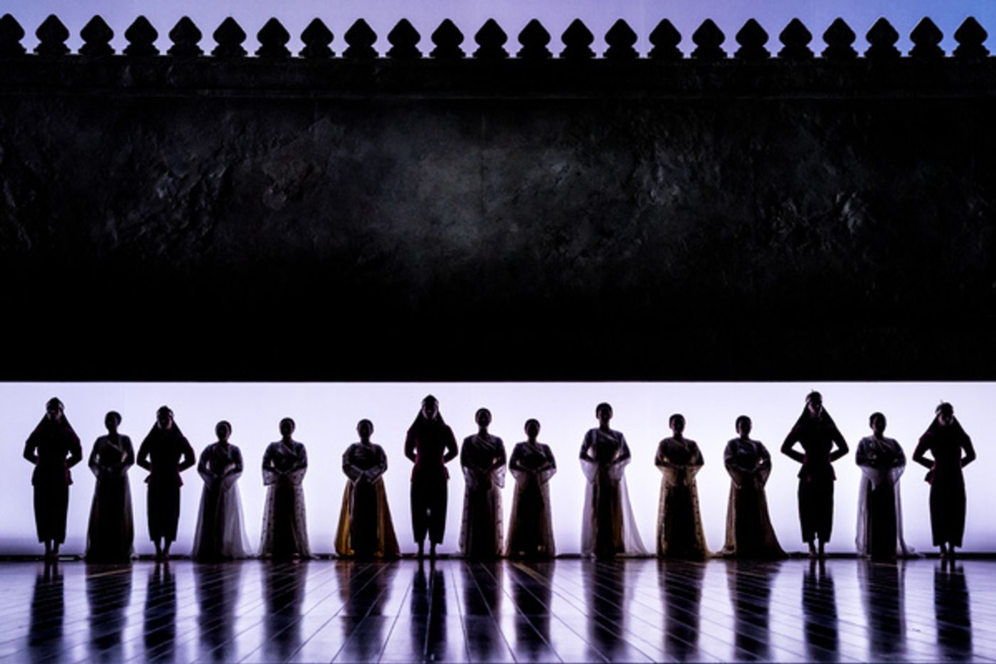 Photo Flash: First Look at Kelli O'Hara and Ken Watanabe in Action in West End's THE KING AND I  Image