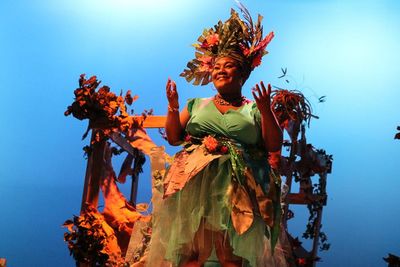 Asaka, Mother Earth (Zhomontee Watson) will provide for Ti Moune, no matter what. Photo