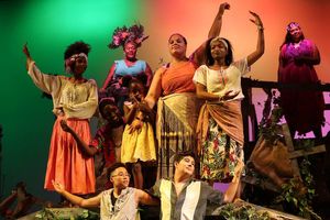 Why we tell the story. Asaka (Zhomontee Watson) and Erzulie, goddess of love (Echelle Photo