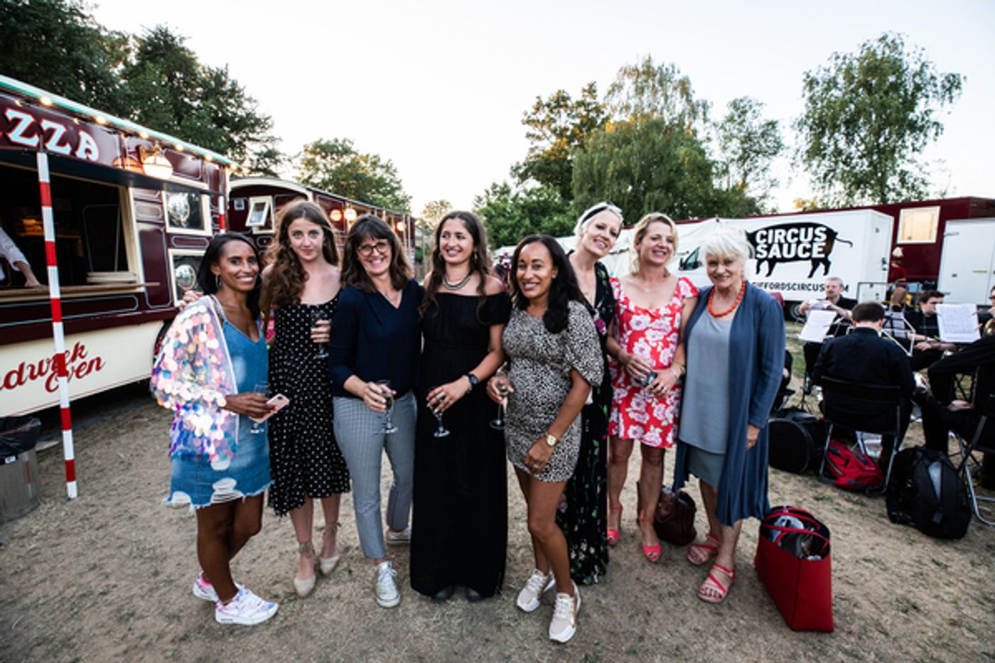 Photo Flash: Jennifer Saunders, Anna Friel and More Visit MY BEAUTIFUL CIRCUS  Image