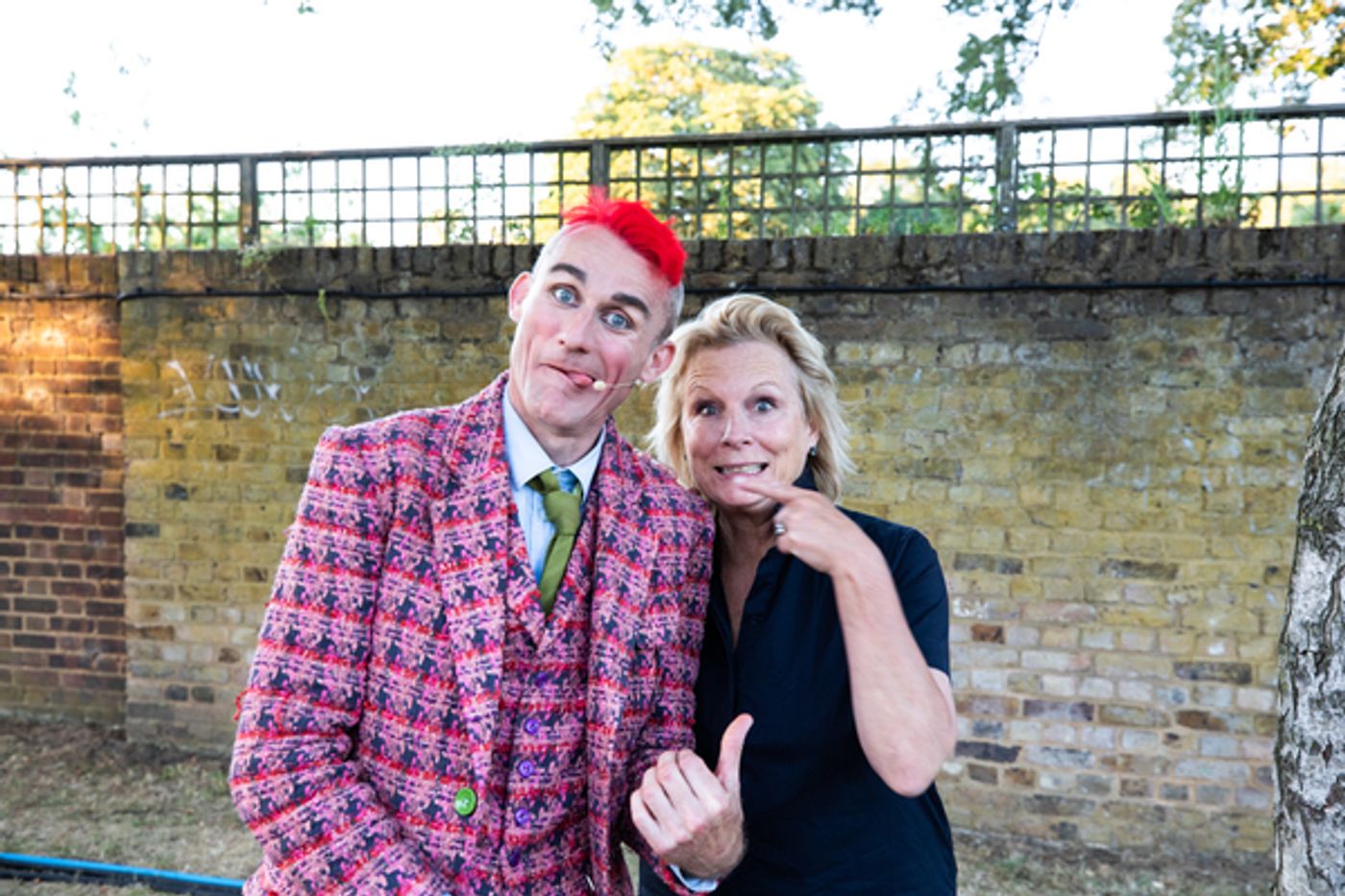 Photo Flash: Jennifer Saunders, Anna Friel and More Visit MY BEAUTIFUL CIRCUS  Image