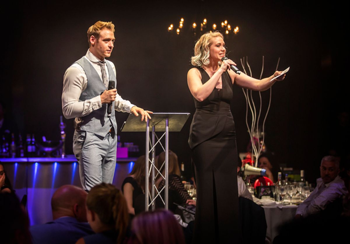 Jonny Fines and Emma Williams at 