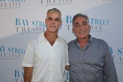 Sean McGill and Board Member Luigi Caiola. Photo by Barry Gordin
 Photo