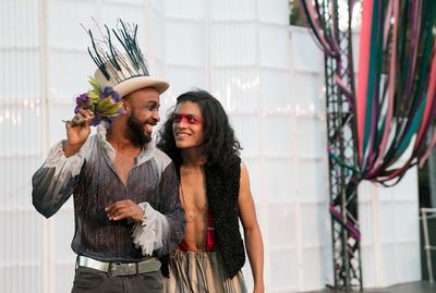 Evan Lewis Smith (Oberon) & Kelvin Morales (Puck) Photo