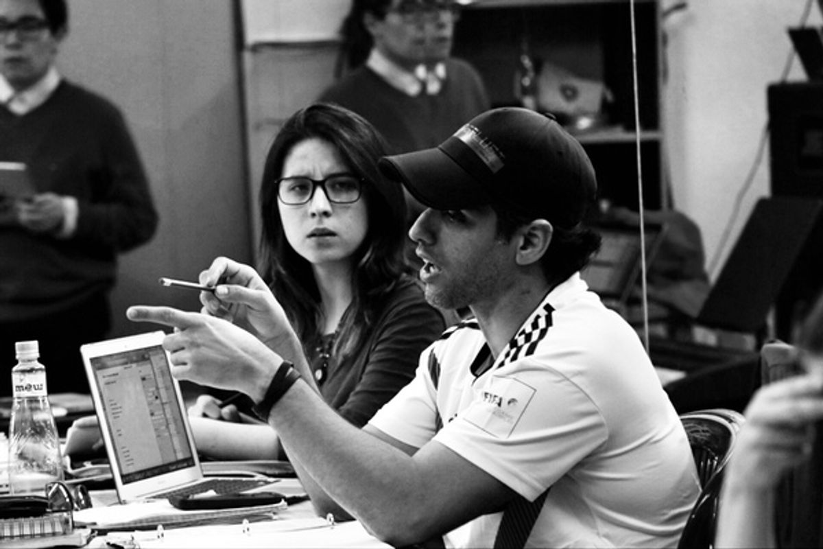 Maria Jose Ferrucho and Luis Salgado at 