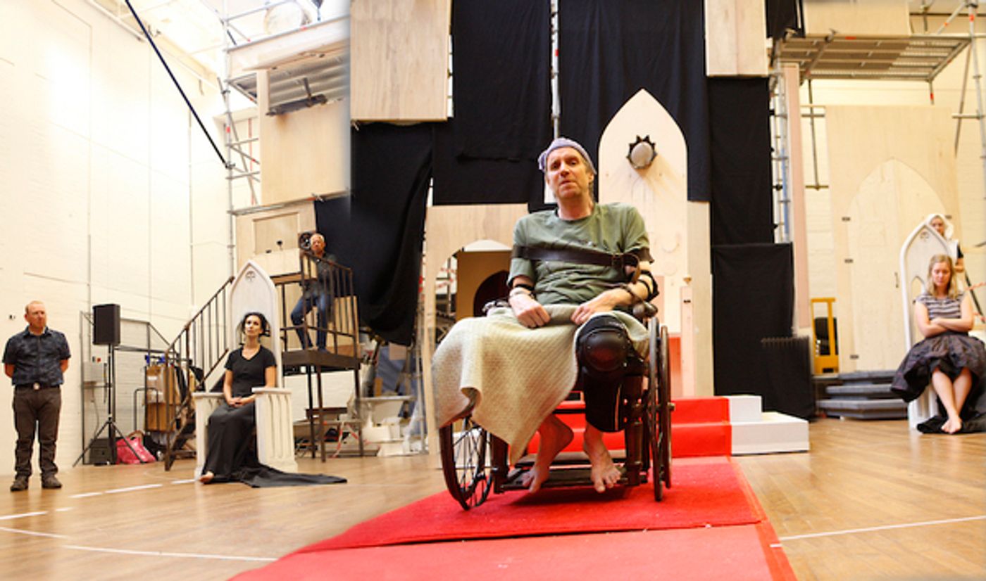 Photo Flash: Rhys Ifans, Patrick Marber and the Cast of EXIT THE KING In Rehearsal  Image