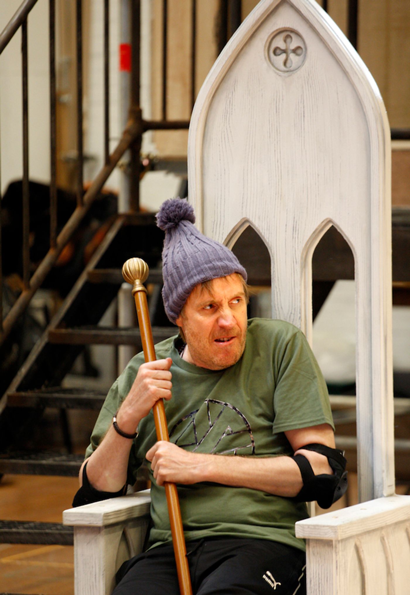 Photo Flash: Rhys Ifans, Patrick Marber and the Cast of EXIT THE KING In Rehearsal  Image