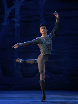 Houston Ballet Principal Chun Wai Chan as Siegfried in Stanton Welchâ€™s Swan La Photo