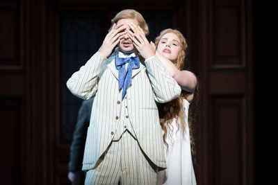 PellÃ©asÂ (John Chest) and MÃ©lisandeÂ (Christina Gansch) Photo