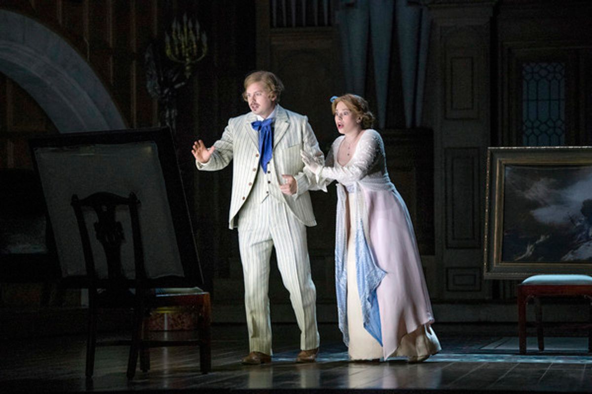 PellÃ©asÂ (John Chest) and MÃ©lisandeÂ (Christina Gansch) at 