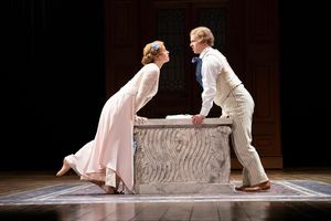 MÃ©lisandeÂ (Christina Gansch) and PellÃ©asÂ (John Chest) Photo