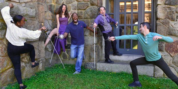 Erin Nicole Washington, Andrea Goldman, James Ricardo Milord, Jeremiah Kissel and Pau Photo