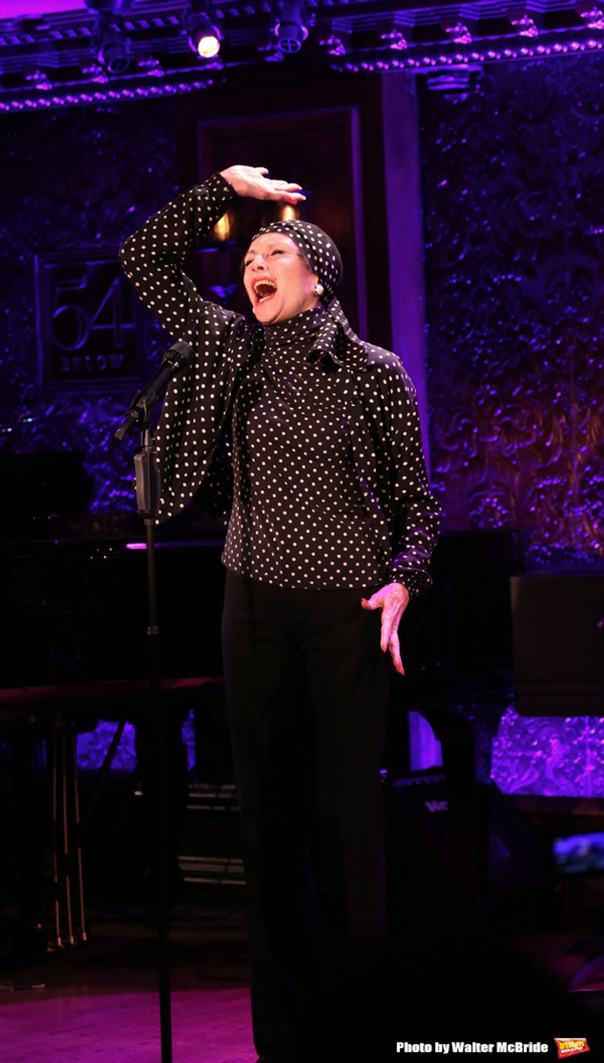 Liliane Montevecchi previews '54 sings 'Grand Hotel:The 25th Anniversary Concert'  during the 54 Below Press preview at 54 Below on May 20, 2015 in New York City. at 