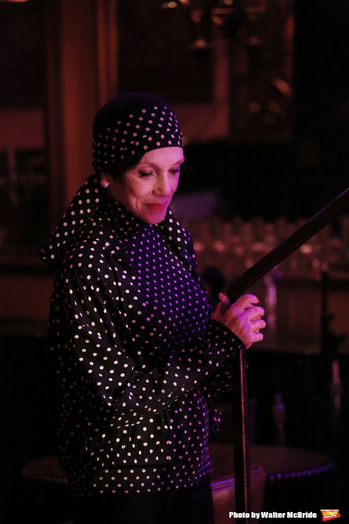 Liliane Montevecchi previews '54 sings 'Grand Hotel:The 25th Anniversary Concert'  during the 54 Below Press preview at 54 Below on May 20, 2015 in New York City. at 