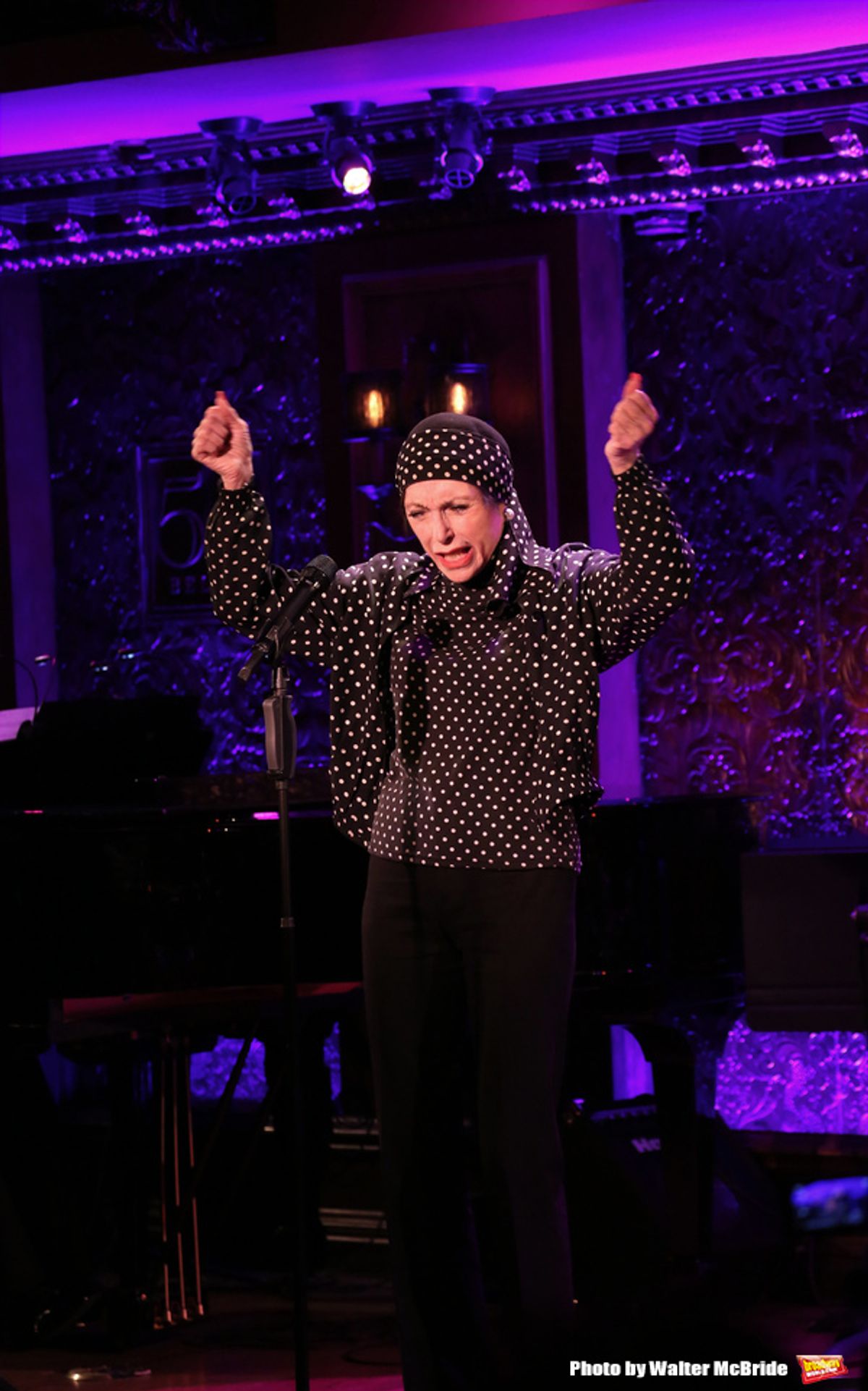 Liliane Montevecchi previews '54 sings 'Grand Hotel:The 25th Anniversary Concert'  during the 54 Below Press preview at 54 Below on May 20, 2015 in New York City. at 