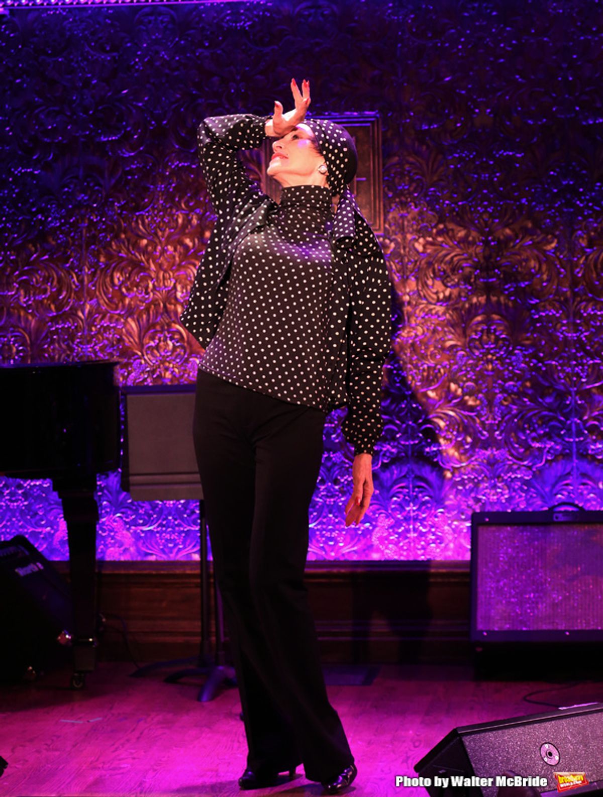 Liliane Montevecchi previews '54 sings 'Grand Hotel:The 25th Anniversary Concert'  during the 54 Below Press preview at 54 Below on May 20, 2015 in New York City. at 