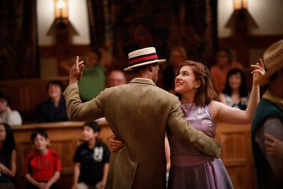 Brandon Carter and Allie Babich in AS YOU LIKE IT.  Photo by Lindsey Walters. Photo