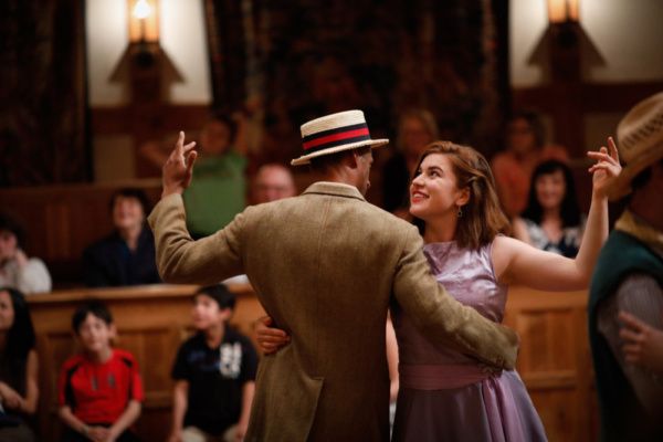 Brandon Carter and Allie Babich in AS YOU LIKE IT.  Photo by Lindsey Walters. Photo