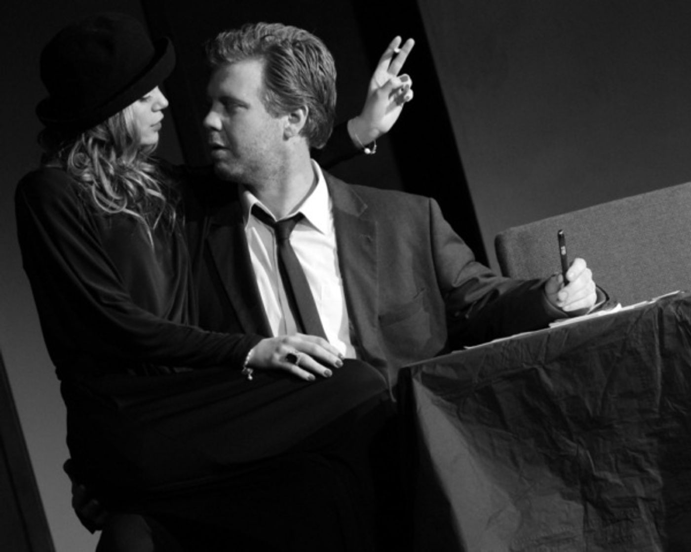 Photo Flash: Film Noir Parody MURDER WRAPPED IN PLASTIC Plays All The Right Notes Photo Flash: Film Noir Parody MURDER WRAPPED IN PLASTIC Plays All The Right Notes Image