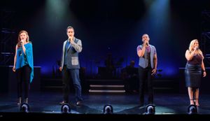 Lindsay O'Neil, Sean Cooper, Alfred Jackson and Alexa Green in Broadway on the Rock a Photo