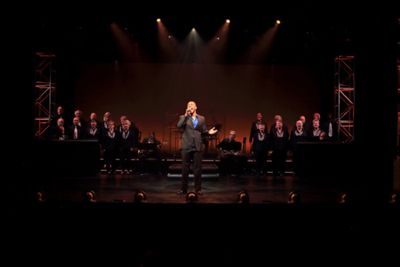 Alfred Jackson and the Flat Rock Playhouse Chorus in Broadway on the Rock at Flat Roc Photo