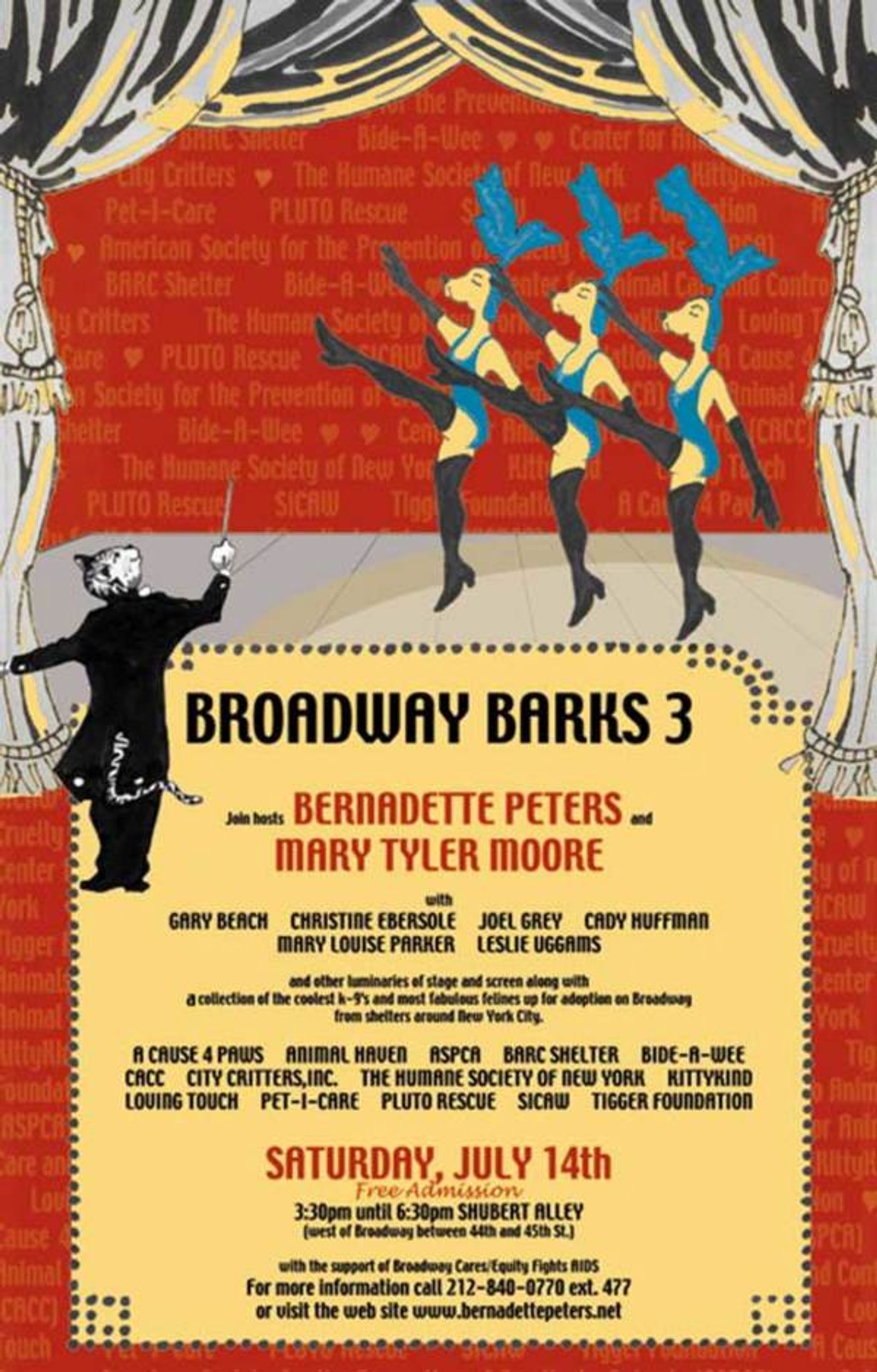 Countdown to Barks: Get Animated with 17 Years of Broadway Barks Posters! Countdown to Barks: Get Animated with 17 Years of Broadway Barks Posters! Image
