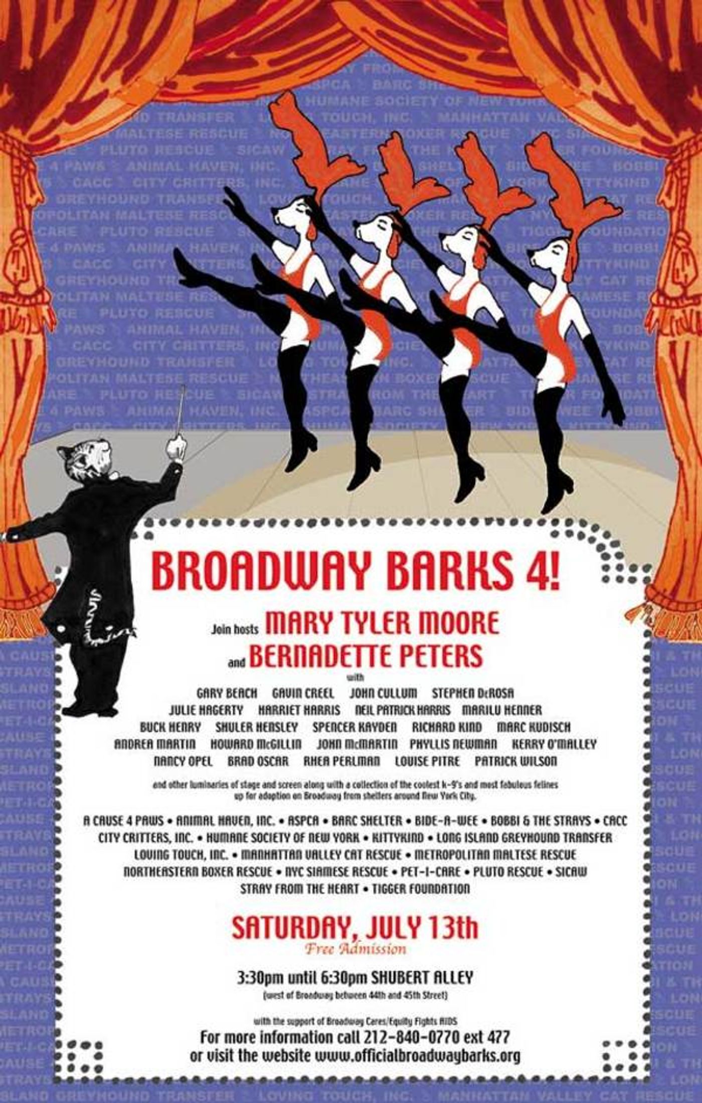 Countdown to Barks: Get Animated with 17 Years of Broadway Barks Posters! Countdown to Barks: Get Animated with 17 Years of Broadway Barks Posters! Image