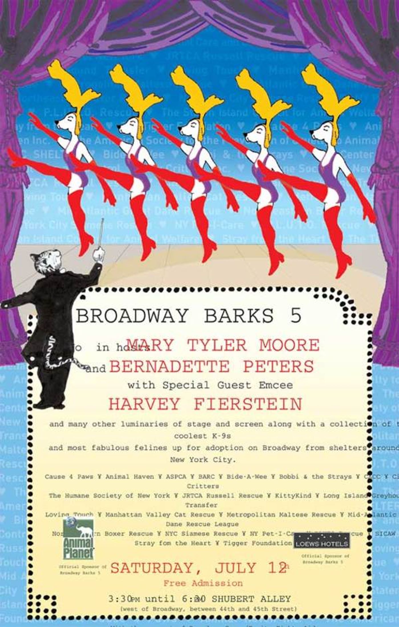 Countdown to Barks: Get Animated with 17 Years of Broadway Barks Posters! Countdown to Barks: Get Animated with 17 Years of Broadway Barks Posters! Image