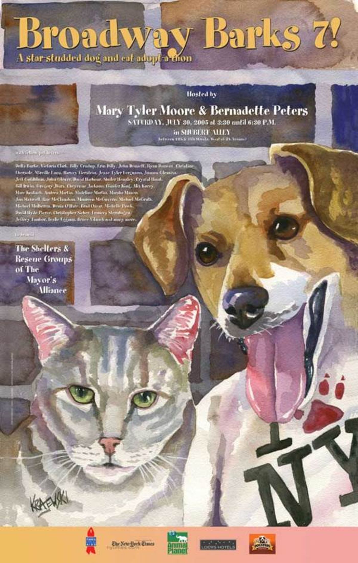 Countdown to Barks: Get Animated with 17 Years of Broadway Barks Posters! Countdown to Barks: Get Animated with 17 Years of Broadway Barks Posters! Image