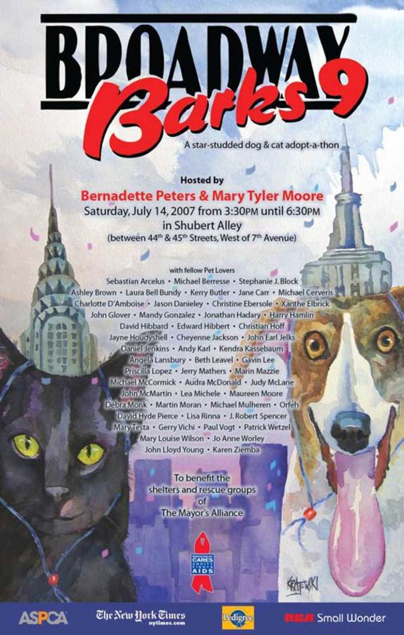 Countdown to Barks: Get Animated with 17 Years of Broadway Barks Posters! Countdown to Barks: Get Animated with 17 Years of Broadway Barks Posters! Image