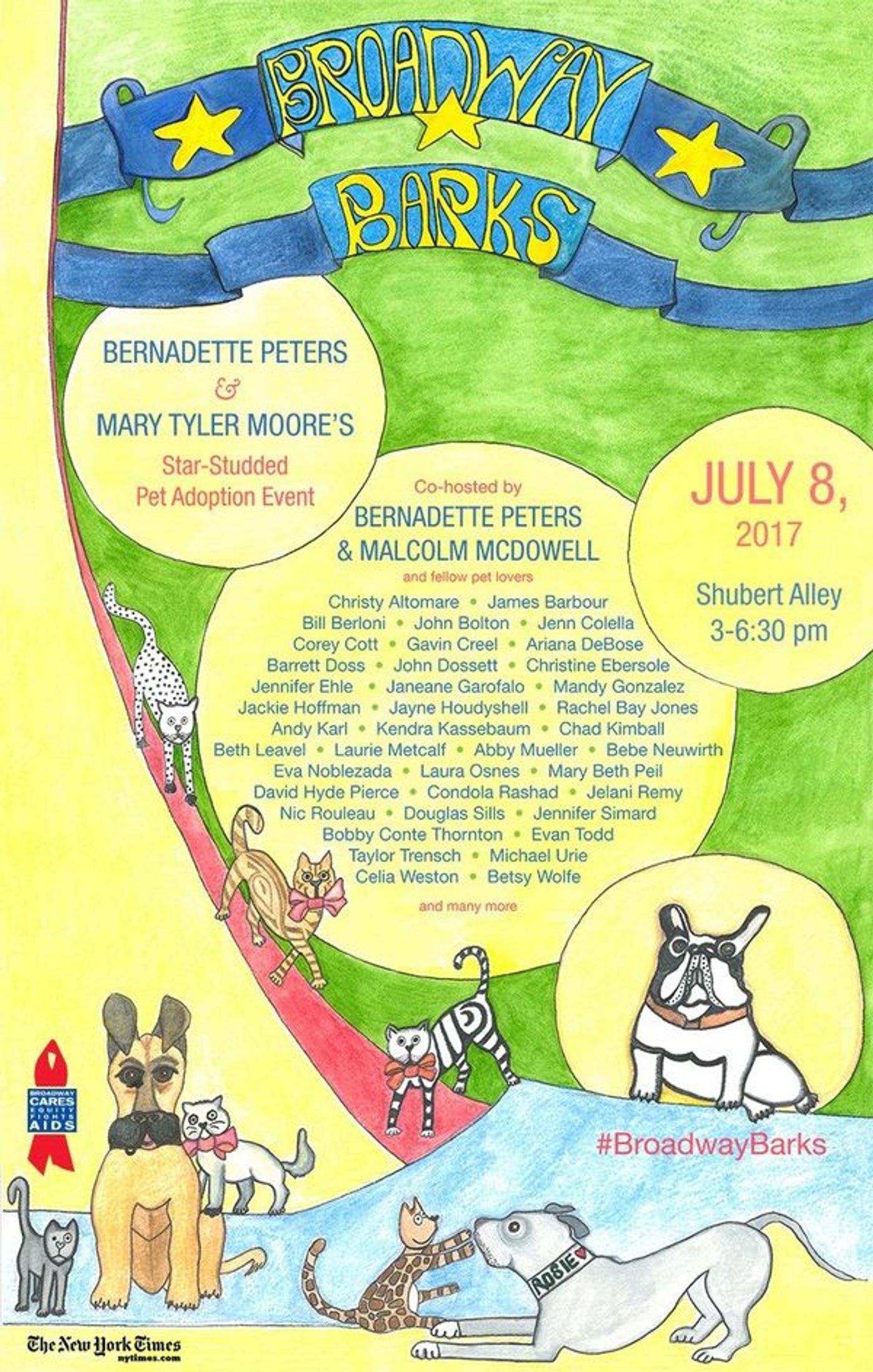 Countdown to Barks: Get Animated with 17 Years of Broadway Barks Posters! Countdown to Barks: Get Animated with 17 Years of Broadway Barks Posters! Image