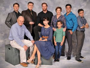 Adam Hollick, Susan Egan and Justin Cowden Photo