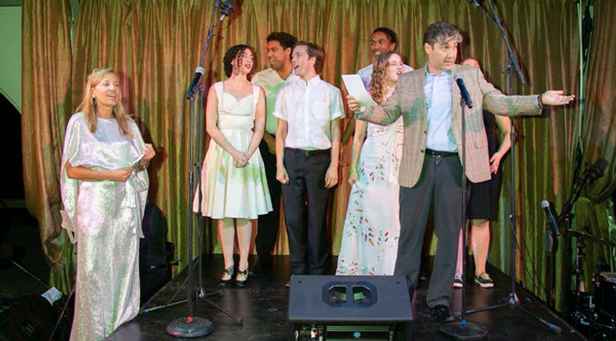 Tracy Mitchell and Scott Schwartz with The Enchanted Ensemble
 at 