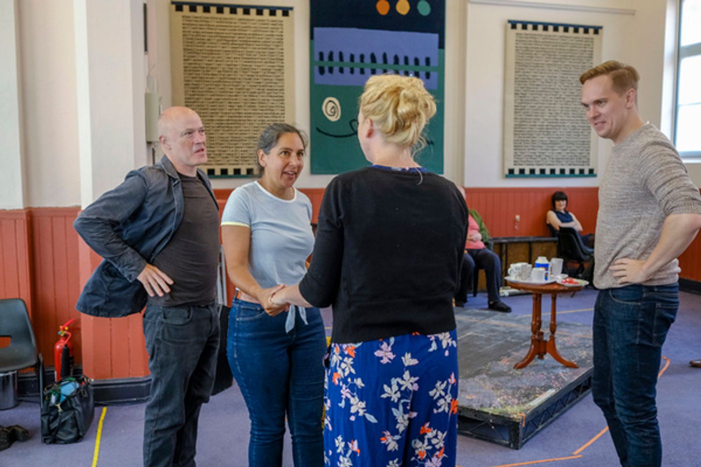 Photo Flash: Inside Rehearsal For Alan Ayckbourn's JOKING APART at the Stephen Joseph Theatre  Image