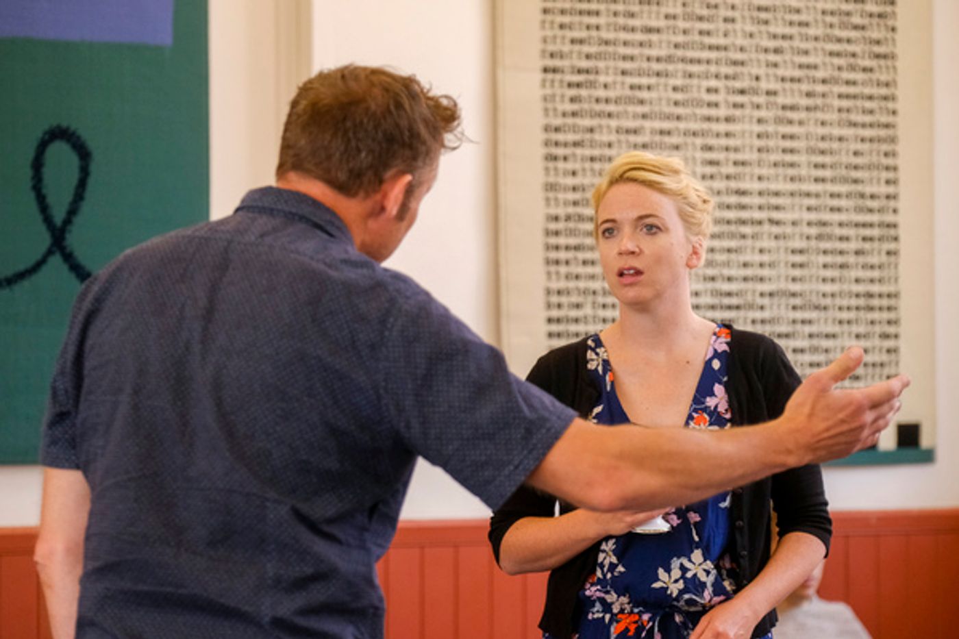 Photo Flash: Inside Rehearsal For Alan Ayckbourn's JOKING APART at the Stephen Joseph Theatre  Image