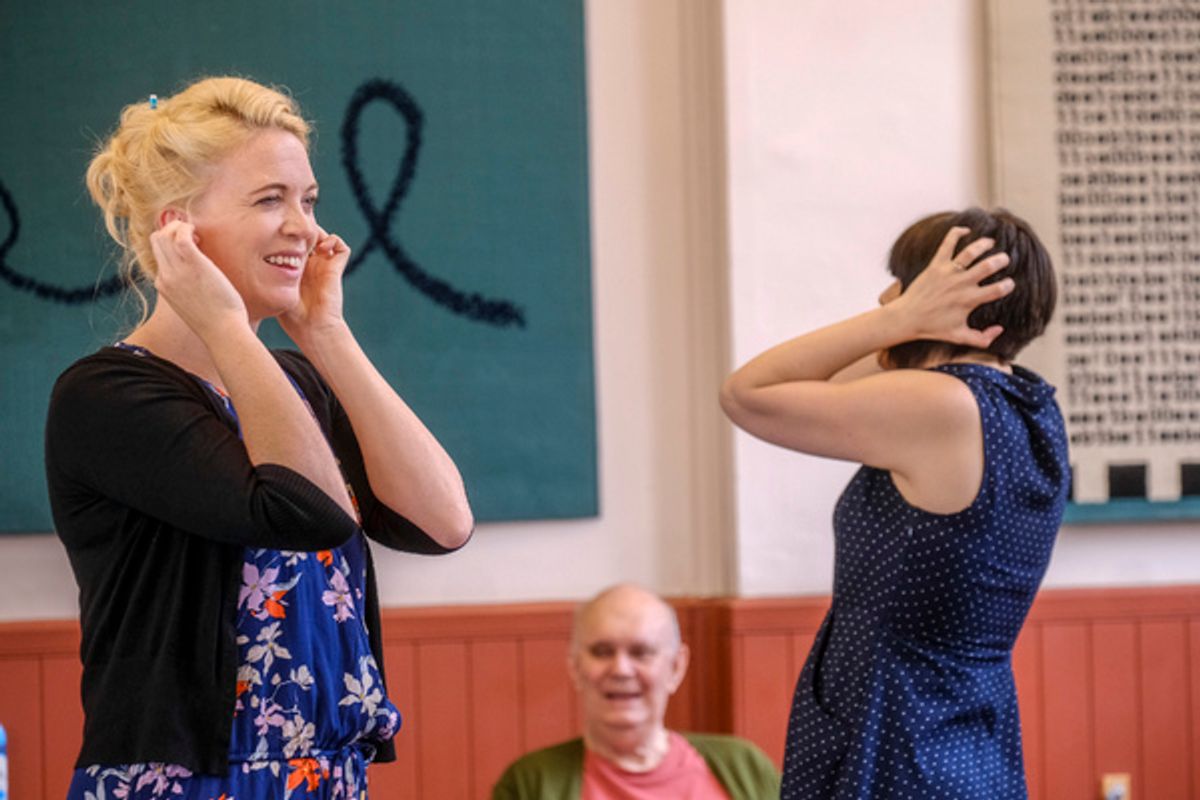 Frances Marshall, Alan Ayckbourn, Louise Shuttleworth
 at 