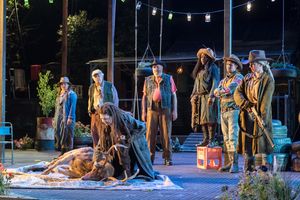 Maureen Beattie and Cast Photo