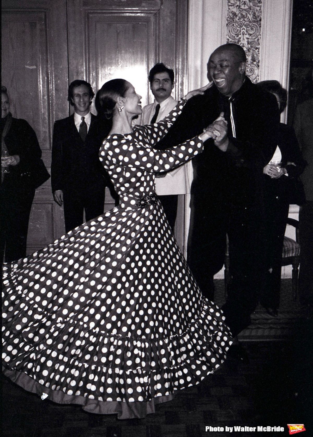 Geoffrey Holder and wife Carmen De Lavallade dancing at a Benefit Party on September 1, 1983 in New York City.  at 
