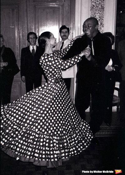 Geoffrey Holder and wife Carmen De Lavallade dancing at a Benefit Party on September  Photo