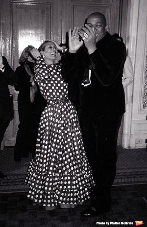 Geoffrey Holder and wife Carmen De Lavallade dancing at a Benefit Party on September 1, 1983 in New York City. @ BroadwayWorld Geoffrey Holder and wife Carmen De Lavallade dancing at a Benefit Party on September Photo