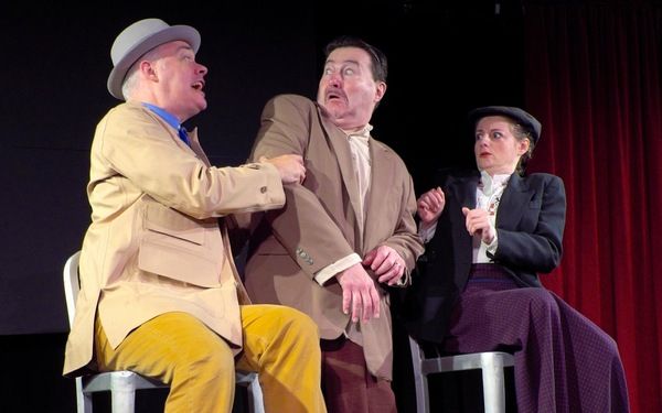 SHANE BAKER, ALLEN LEWIS RICKMAN and YELENA SHMULENSON Photo