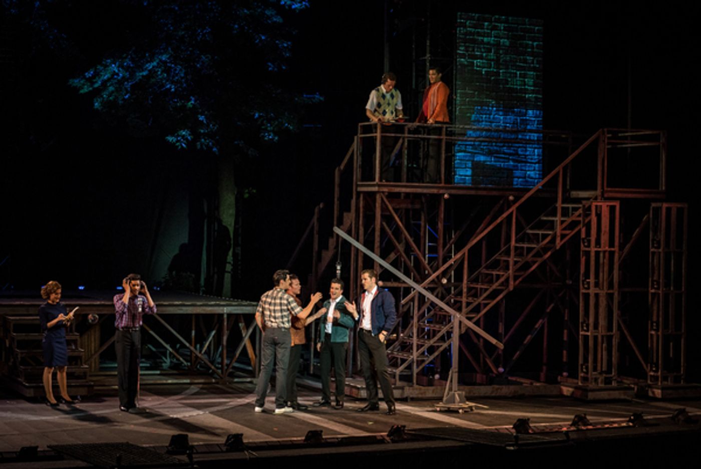 Photo Flash: Mark Ballas, Bobby Conte Thornton and More Star in JERSEY BOYS at the Muny  Image