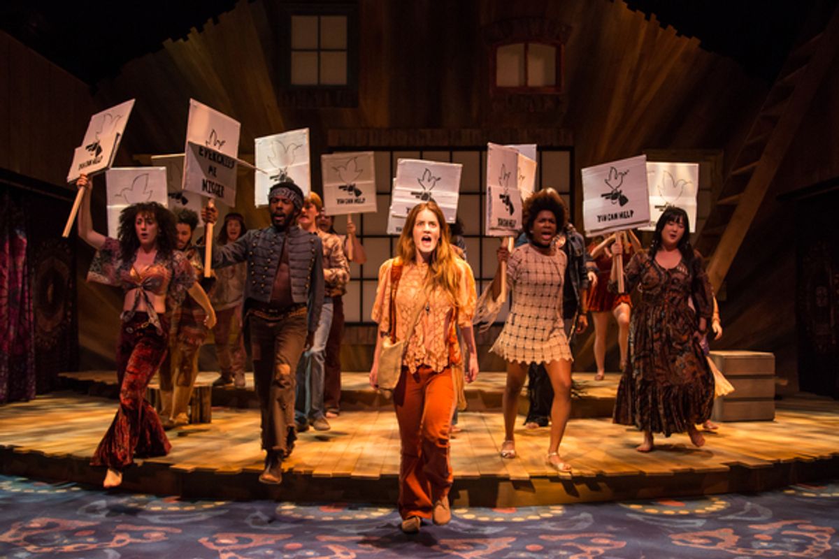 Kayla  Foster and the Company  of  HAIR at 