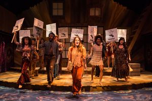 Kayla  Foster and the Company  of  HAIR Photo