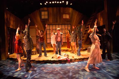 Andrew  Cekala  with  the  company  of  HAIR Photo