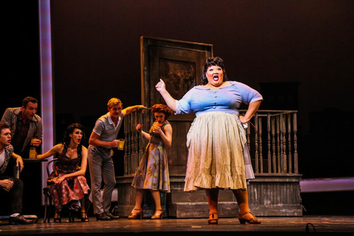 Christina Wells and the Cast of ALL SHOOK UP at 