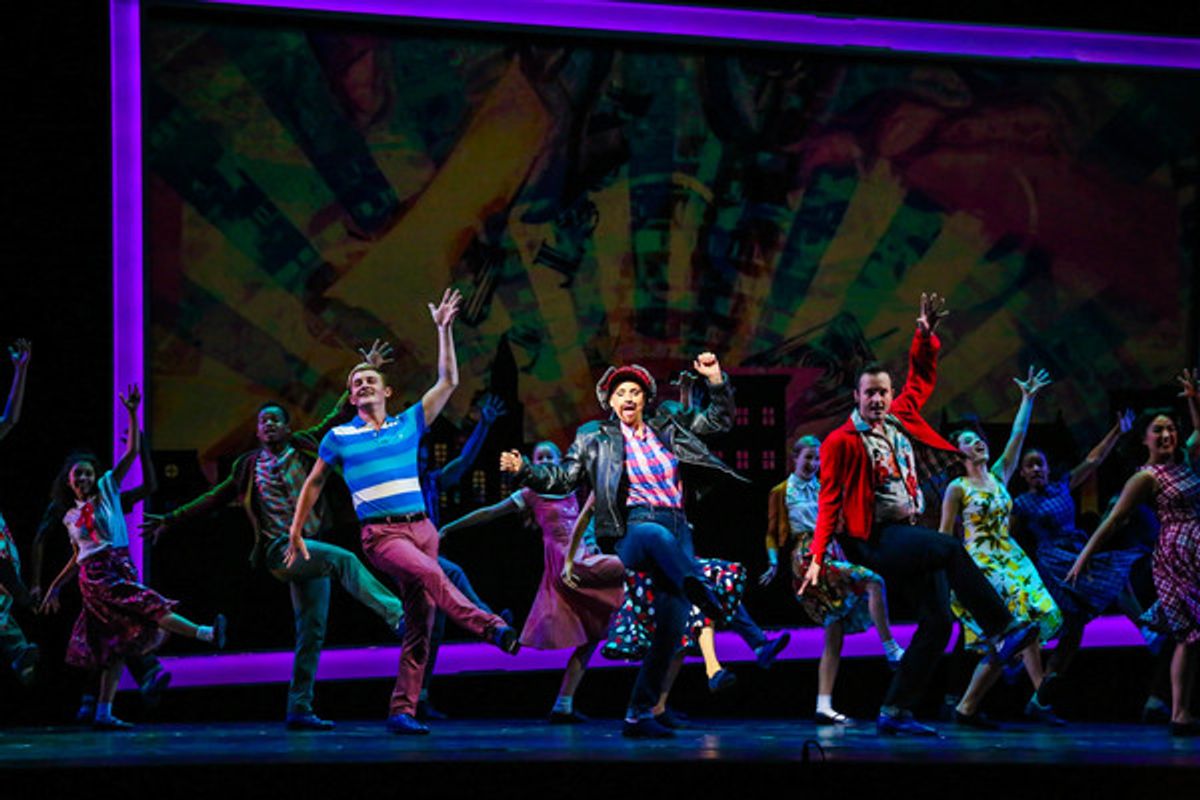 Tim Rogan and the Cast of ALL SHOOK UP at 