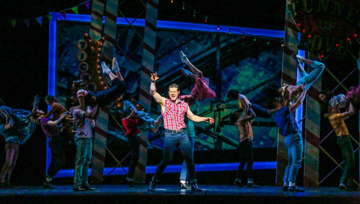 Tim Rogan and the Cast of ALL SHOOK UP at 