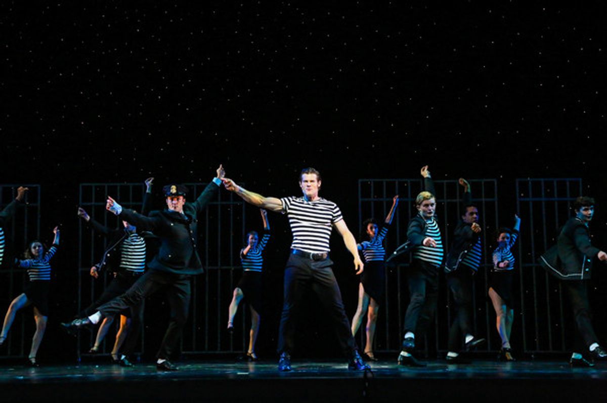 Tim Rogan and the Cast of ALL SHOOK UP at 