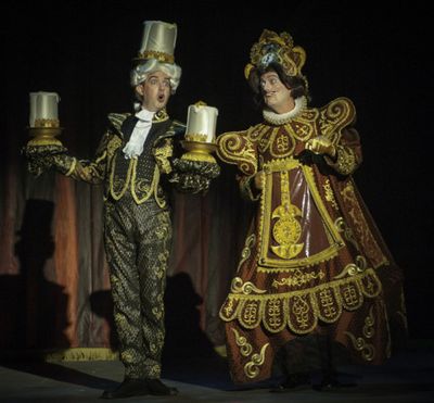 Gary Rucker (Lumiere) and Alan Payne (Cogsworth) Photo